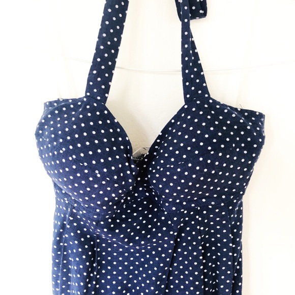 Kirra Polka Dot Halter Top - Picture 2 of 6